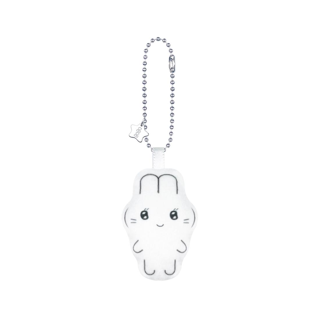 bunny emoji keyring (pure)