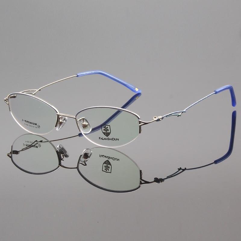 패션 처방 안경 프레임 여성 루이 하오 안경 브랜드 안경 프레임 티타늄 광학 안경 oculos of grau