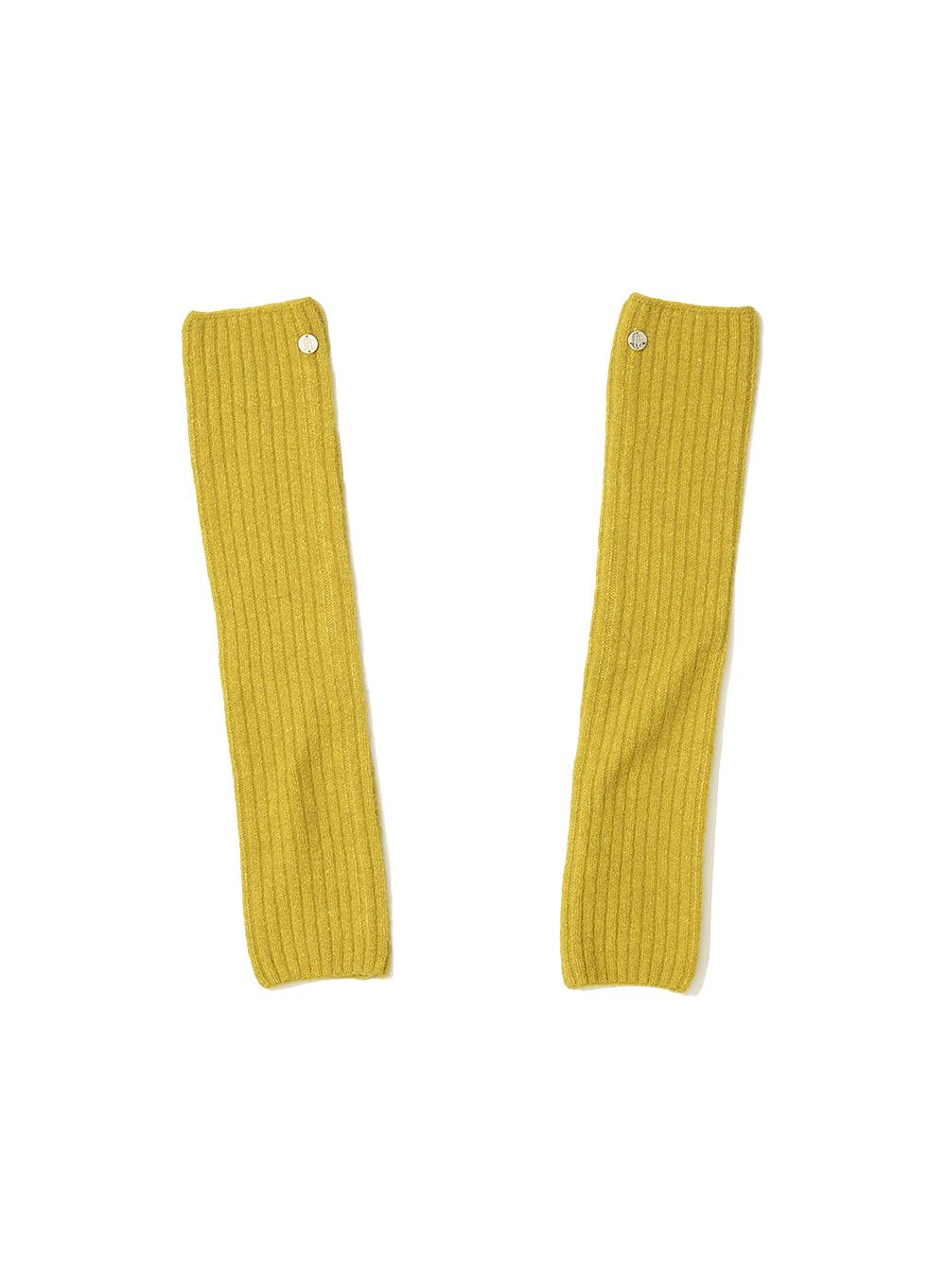 [WOMEN] RIBBED LEG WARMER_MUSTARD