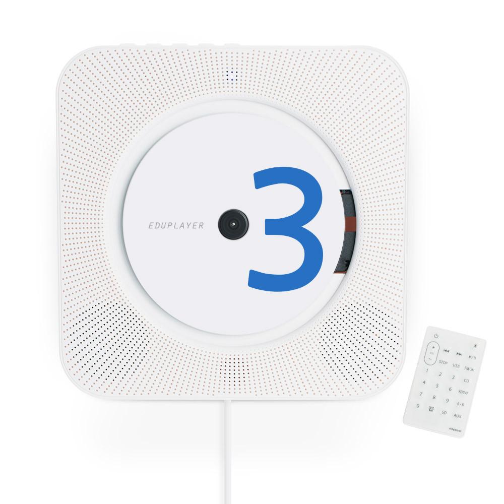 에듀플레이어 EA30 벽걸이 CD플레이어 FM라디오 블루투스스피커 : 에듀플레이어 본사