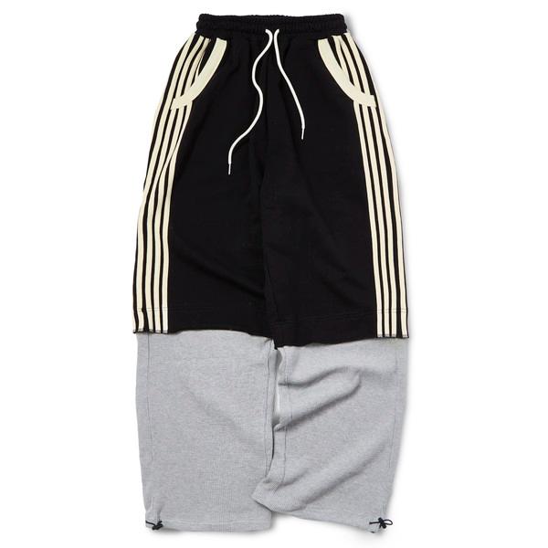 Binding Layered Sweatpants (BLACK)