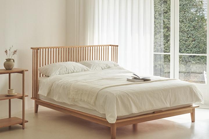 트위그 원목침대 Q/K