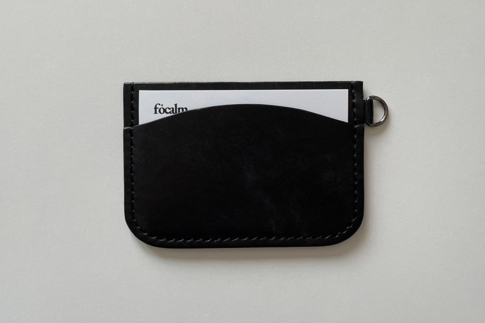 [포캄] 플랫 카드지갑 flat card wallet - Black