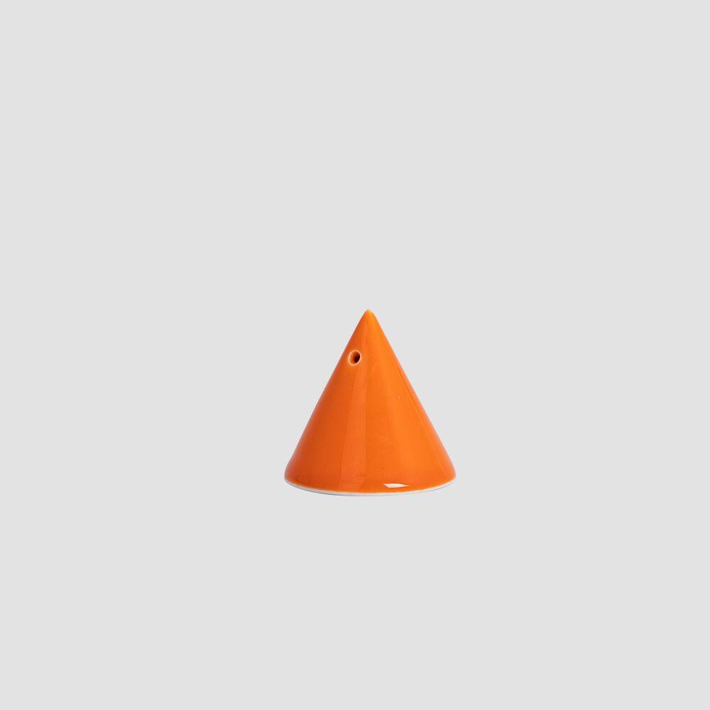 CONE INCENSE STICK HOLDER, Glossy Orange