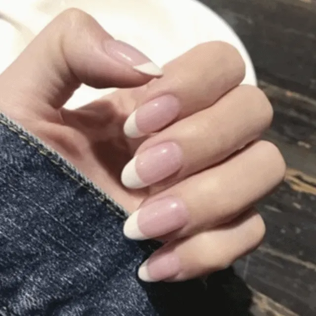 재입고완!![당일/가격추가❌]기본 프렌치 풀컬러 치크 체커보드 네일 네일팁 12종 셀프 손톱붙이기