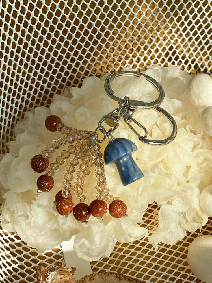 BABT mushroom key ring (hand made)