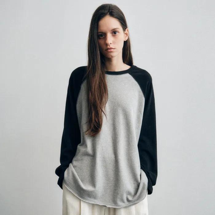 Soft Cotton Relaxed Raglan T-Shirt_CTT391(3color)