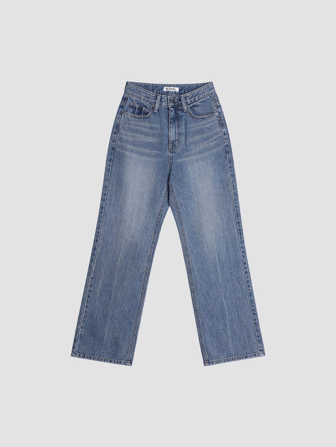 로닉 레직기 워싱 데님