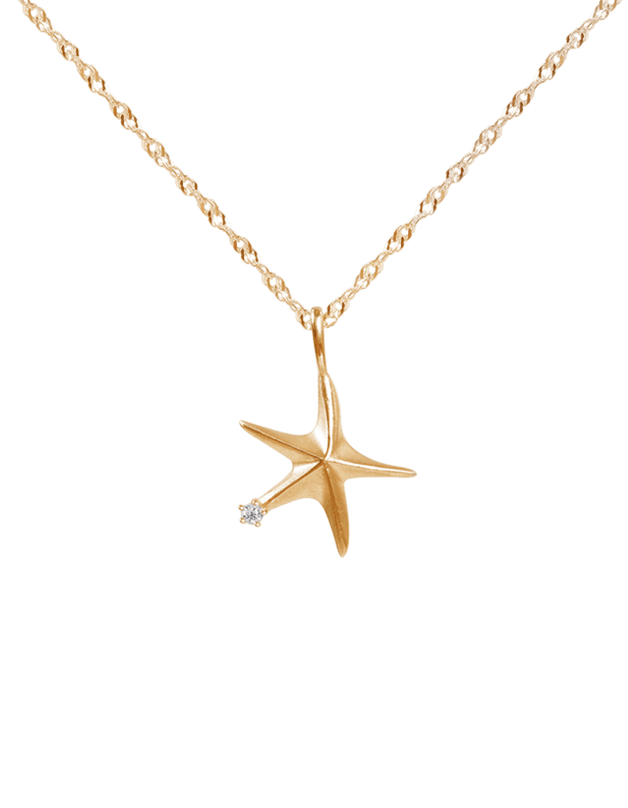 Dancing star necklace [무광] (2color)
