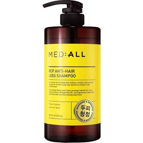 메디올 알시피 안티 헤어 로스 두피 청정 샴푸 우디향, 800ml, 1개 - 샴푸 | 쿠팡