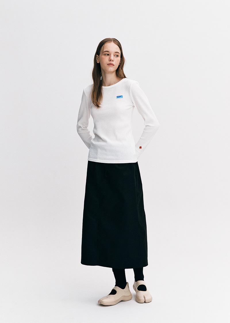Utility Midi Skirt [Black]