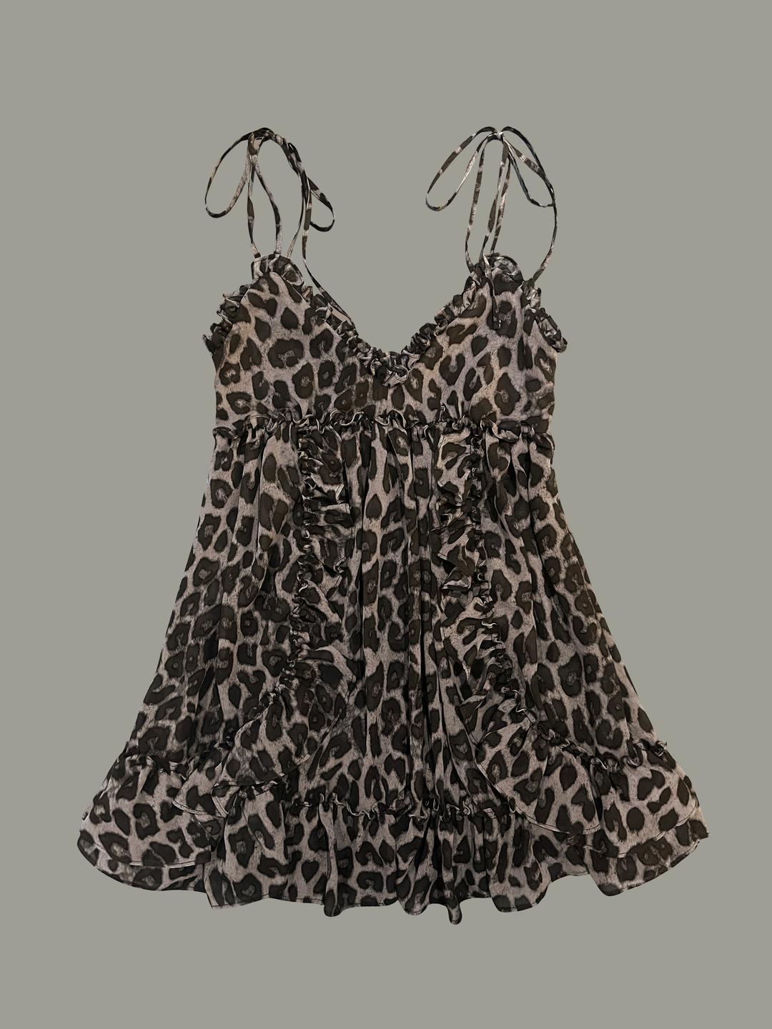 lily dress- leopard