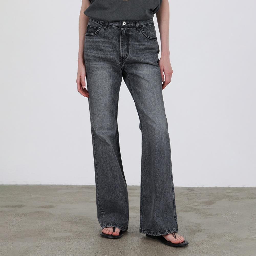 Relaxed Boots Cut Denim - Washed Grey