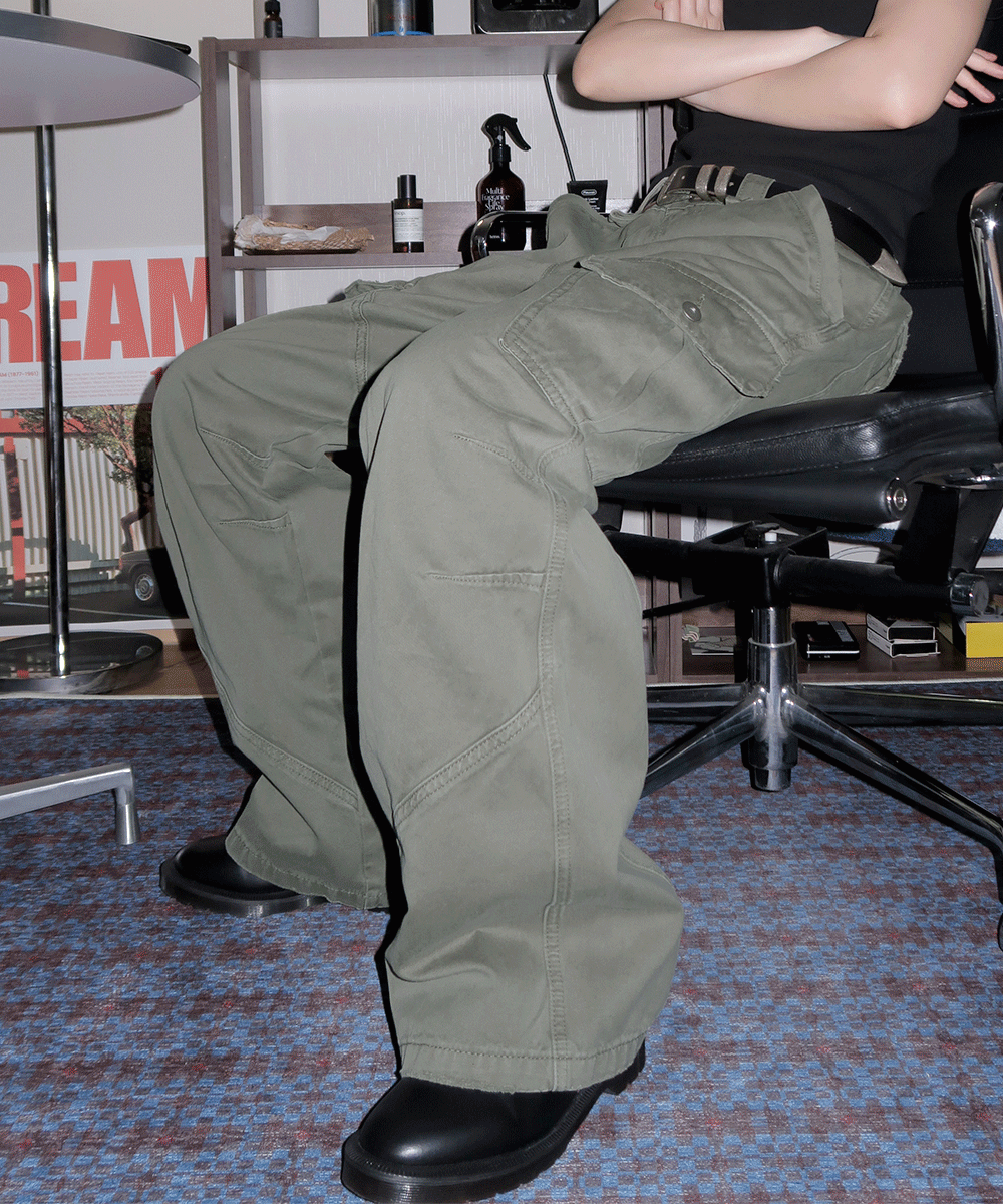 [UNISEX] 카프 빈티지 카고 팬츠 (3 Color)