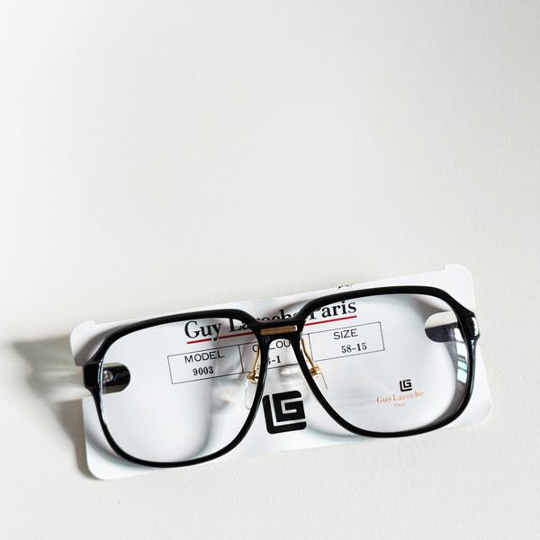 90s Guy Laroche Paris Horn-Rimmed Glasses