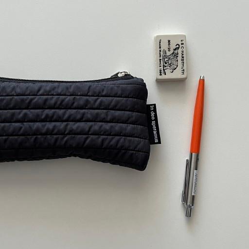 패딩 차콜 필통