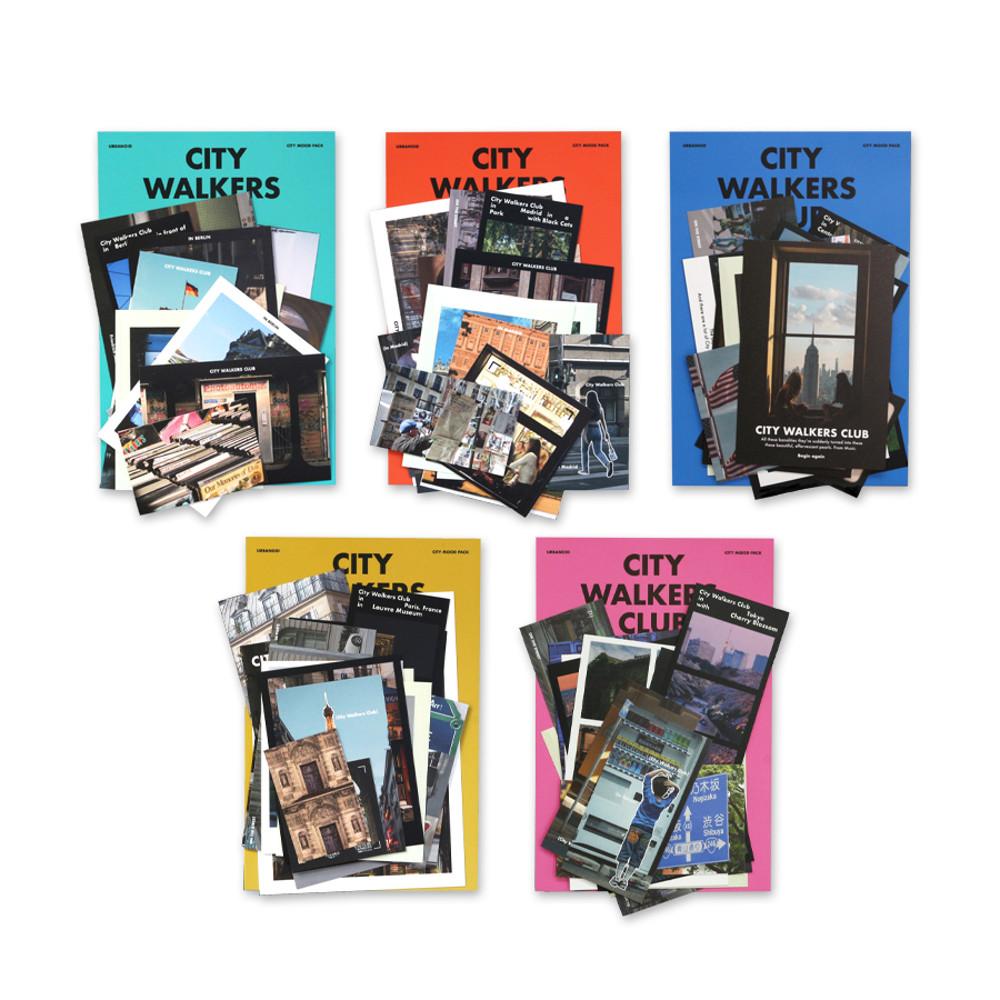 [어바노이드] 씨티 무드 팩 감성 포토 스티커팩 포토페이퍼 꾸미기 다꾸 스꾸