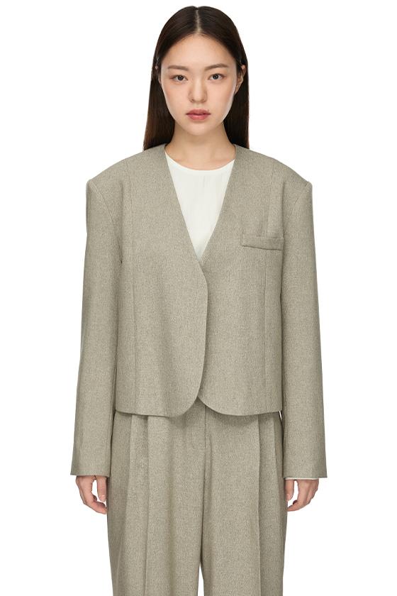 밀리언 크롭 블레이저