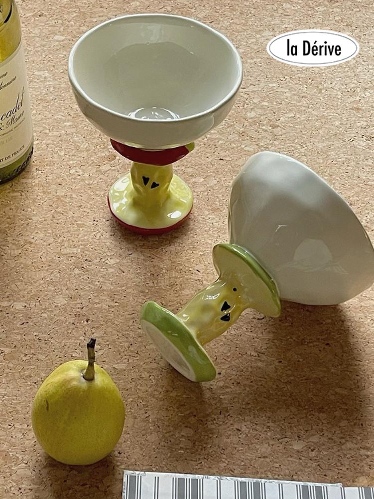 라데리브 도자기 아이스크림컵 아포카토잔