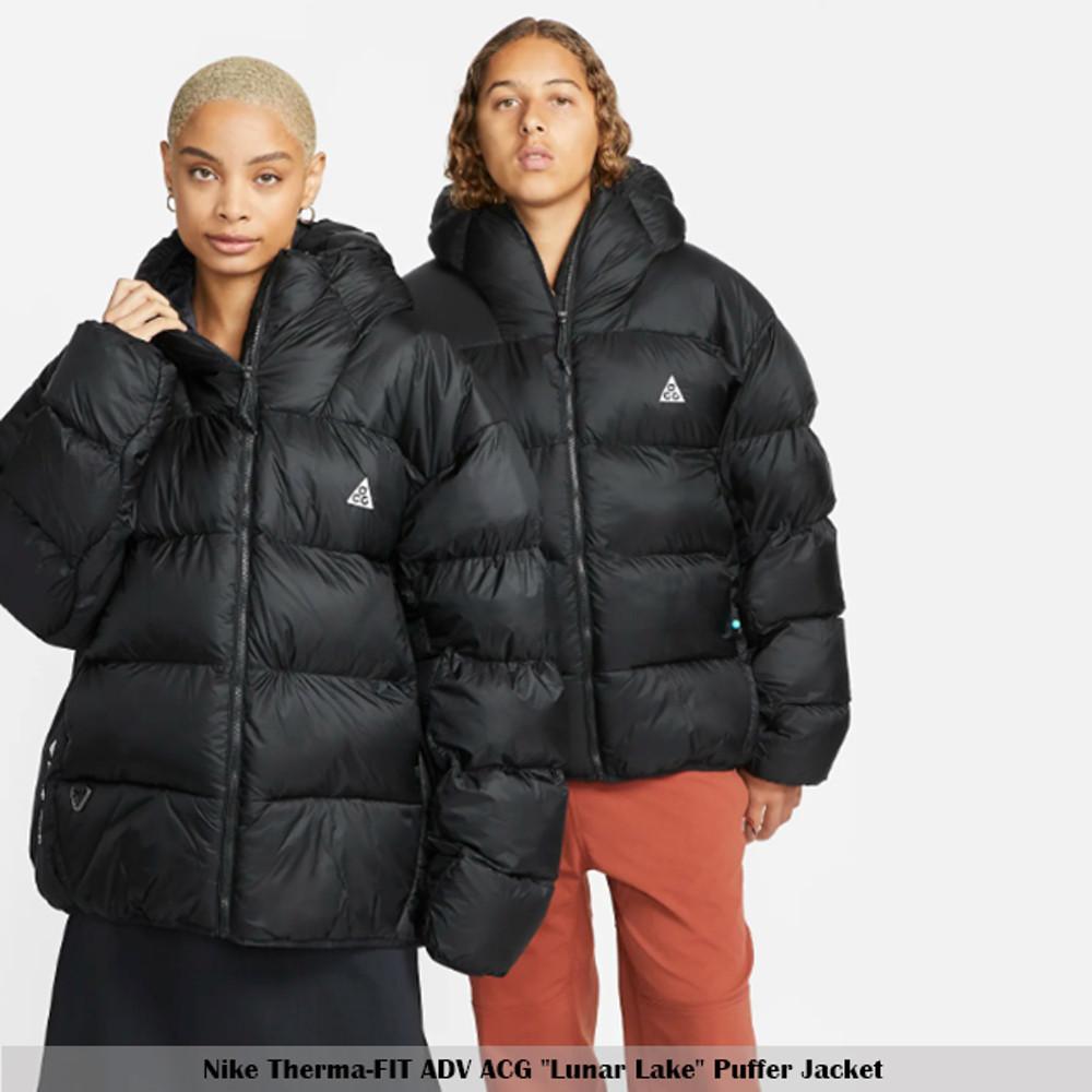 나이키 써마핏 ADV ACG 루나 레이크 재킷 패딩 블랙 DH3070-011, 오렌지 DH3070-819