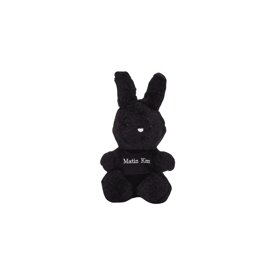 Matin Kim Black Bunny Toy Keyring Black