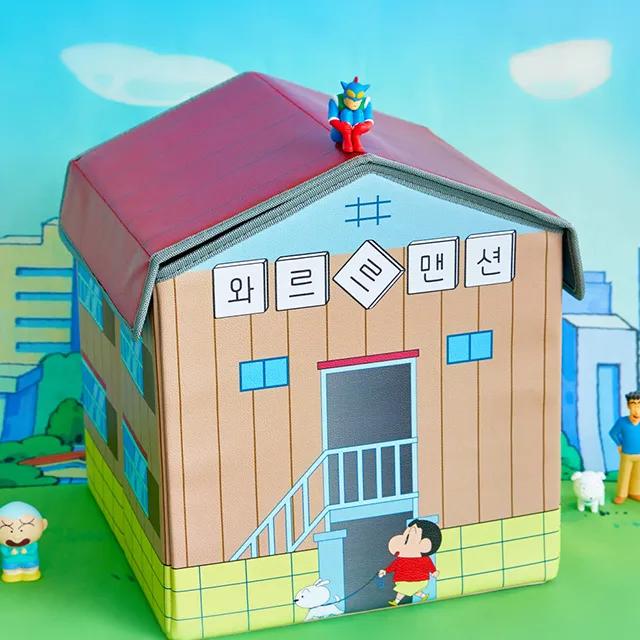 [정품] 짱구 와르르맨션 대형 수납함