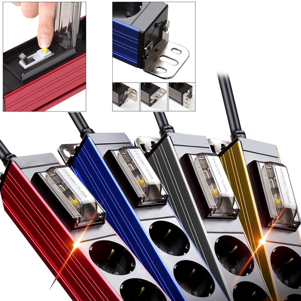 국산 고용량 멀티탭 전기코드 4000W 1.5m 누전차단 알루미늄 에어컨 2구 멀티콘센트