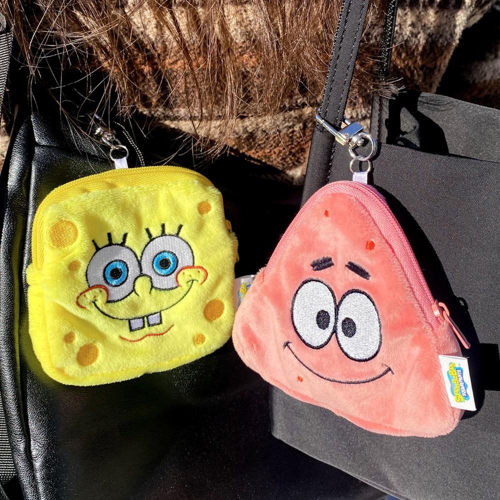 스폰지밥 다용도 멀티 파우치 에어팟 동전지갑, 뚱이