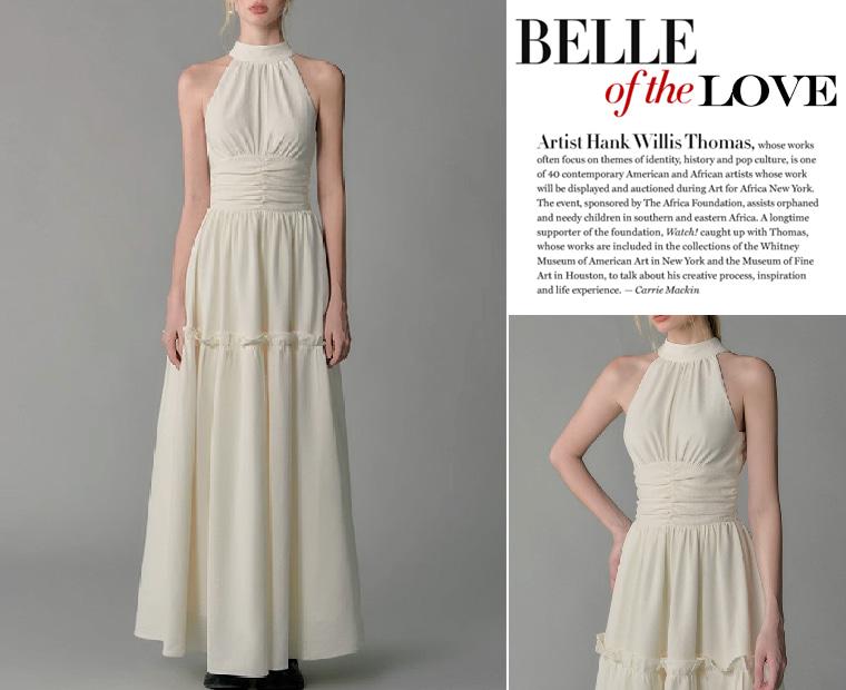 MOD493칵테일 파티 휴양지 홀터넥 비치원피스 해외여행원피스 신혼여행 허니문 원피스 크루즈 파티원피스