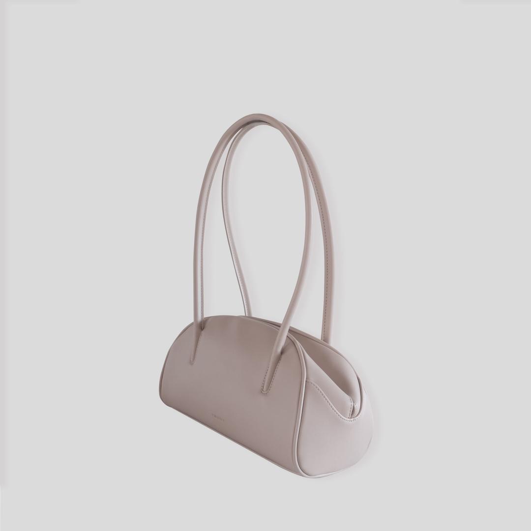 CURVE SHOULDER BAG (ALMOND)
