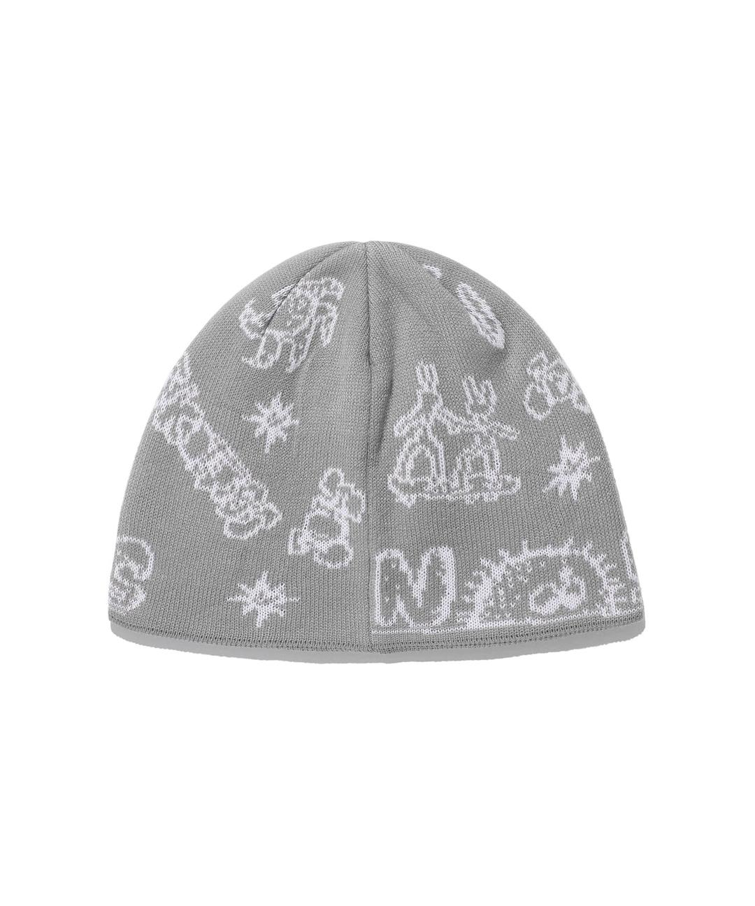 DOODLE BEANIE[GREY]