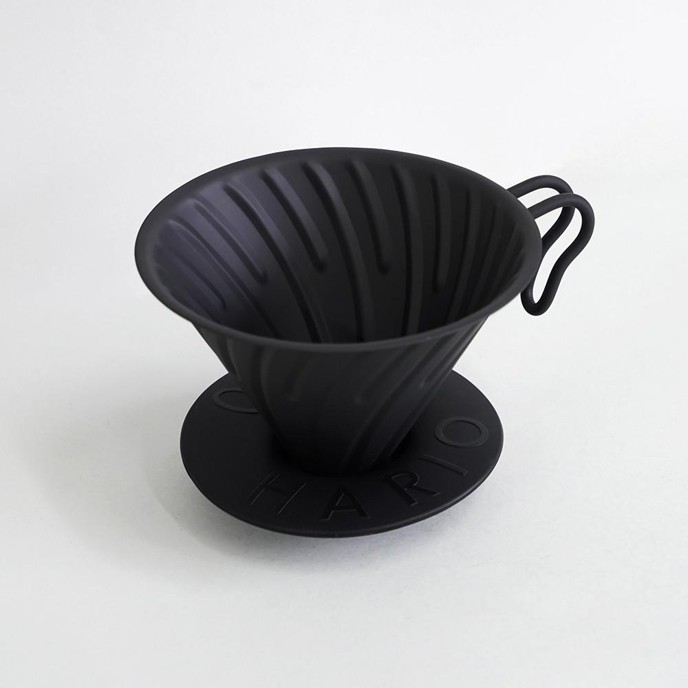 하리오 V60 메탈드리퍼 1 4인용 블랙 VDM-02-MB