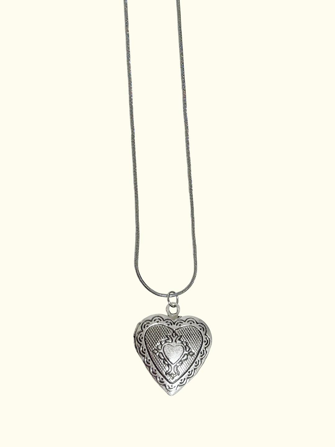heart locket necklace