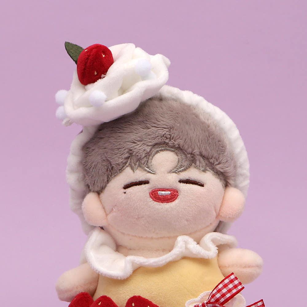 딸기휘핑모자(15cm 아이돌 인형옷 솜인형) (베이커리)