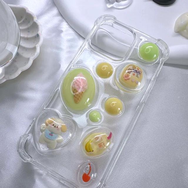 y2k 와글와글 키치 멍이 폰케이스(레진아트)