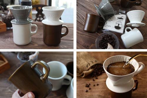 킨토슬로우 커피머그 드립퍼 종이필터(60매)