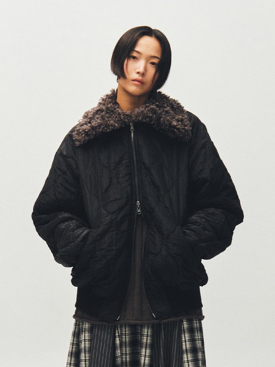 [PLZPROJECT]REVERSIBLE SHEARLING FLIGHT JACKET