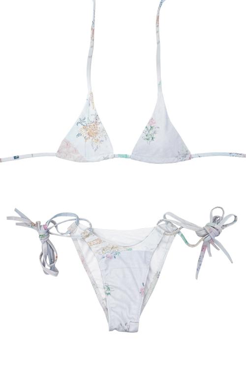 PRINTED BIKINI (CREAM)