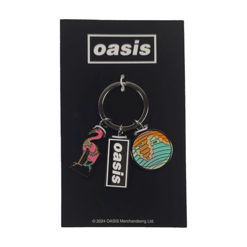 DM Three trinkets metal keyring