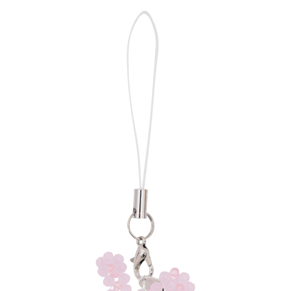 Drooping Ear Rabbit Phone String (Pink)