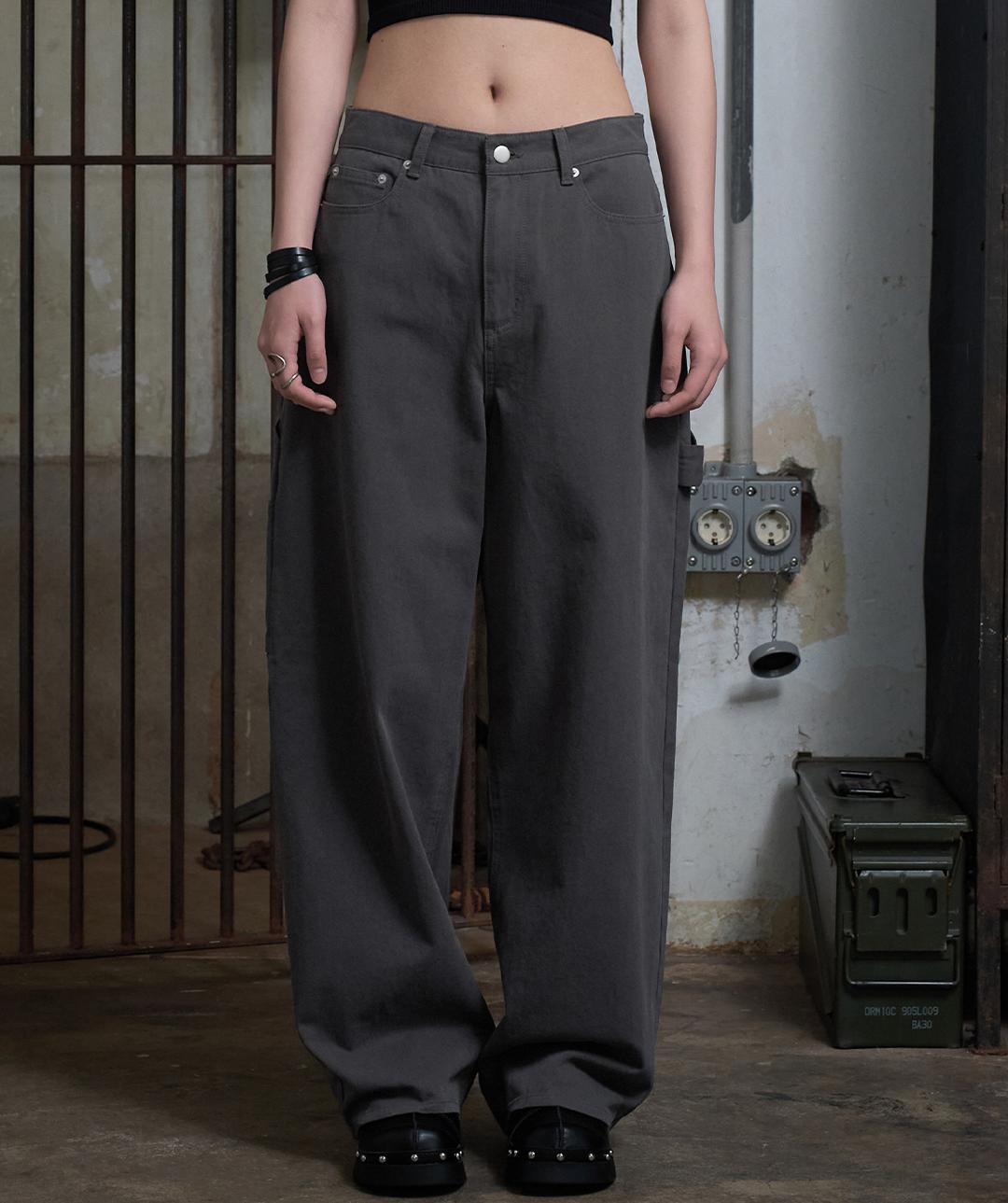 보헤미안 카펜터 와이드 팬츠 [엑스칼리버]