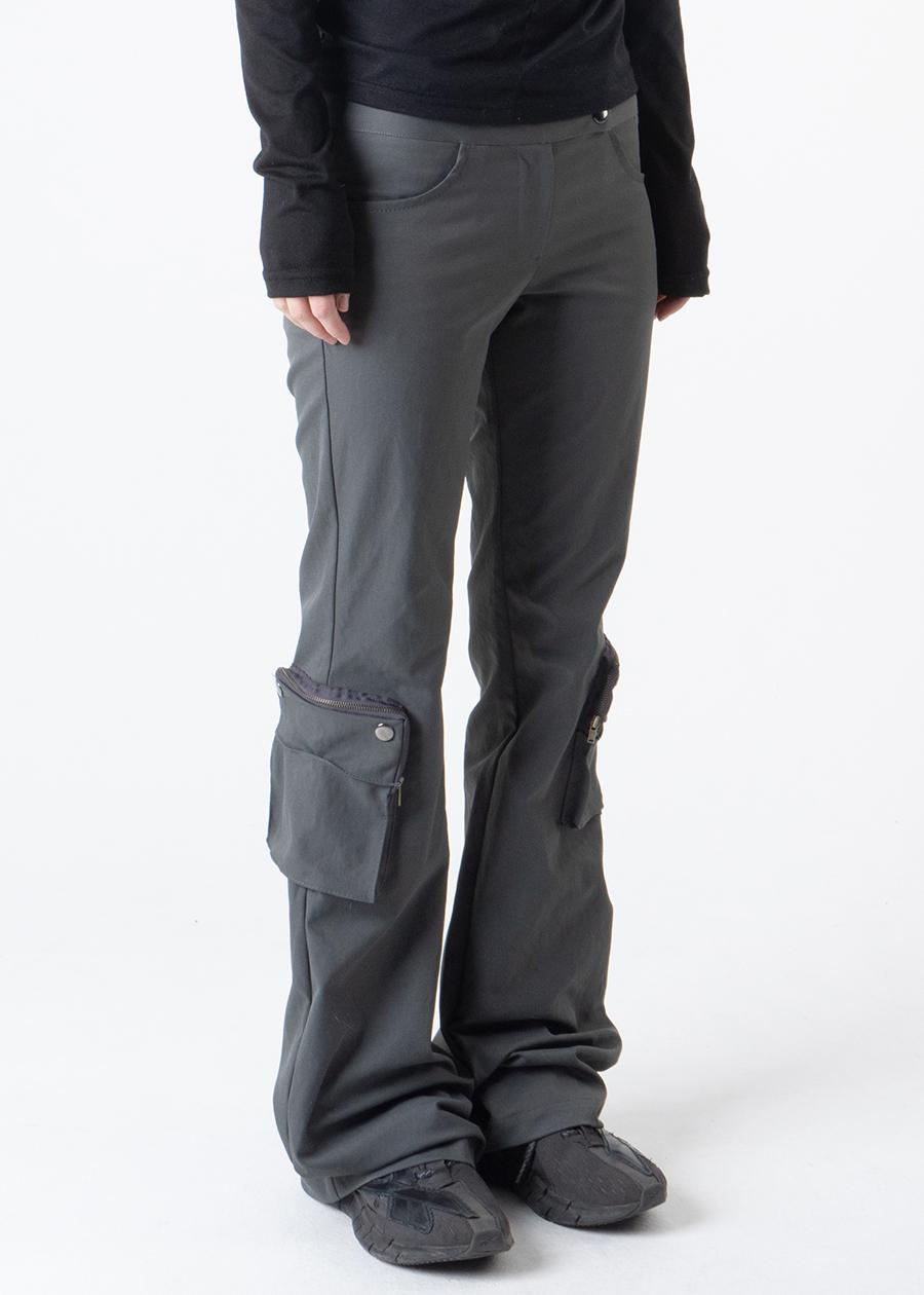 LOW RISE CARGO BOOT-CUT