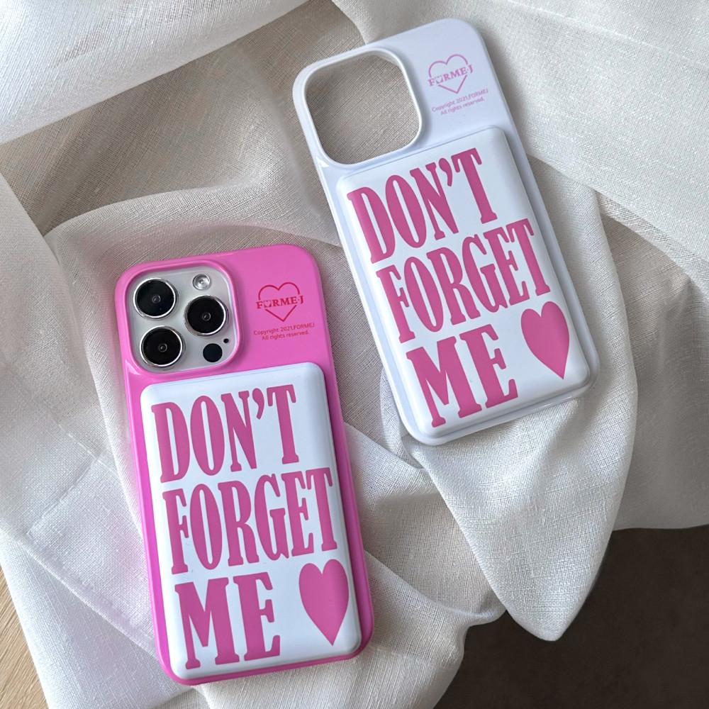 (3 type)돈폴겟미 카드 홀더 케이스 아이폰 갤럭시 핸드폰 폰케이스 카드지갑