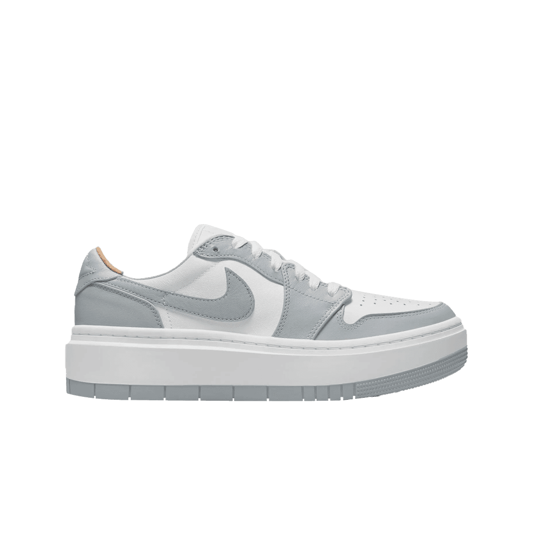 (W) Jordan 1 Elevate Low SE White and Wolf Grey