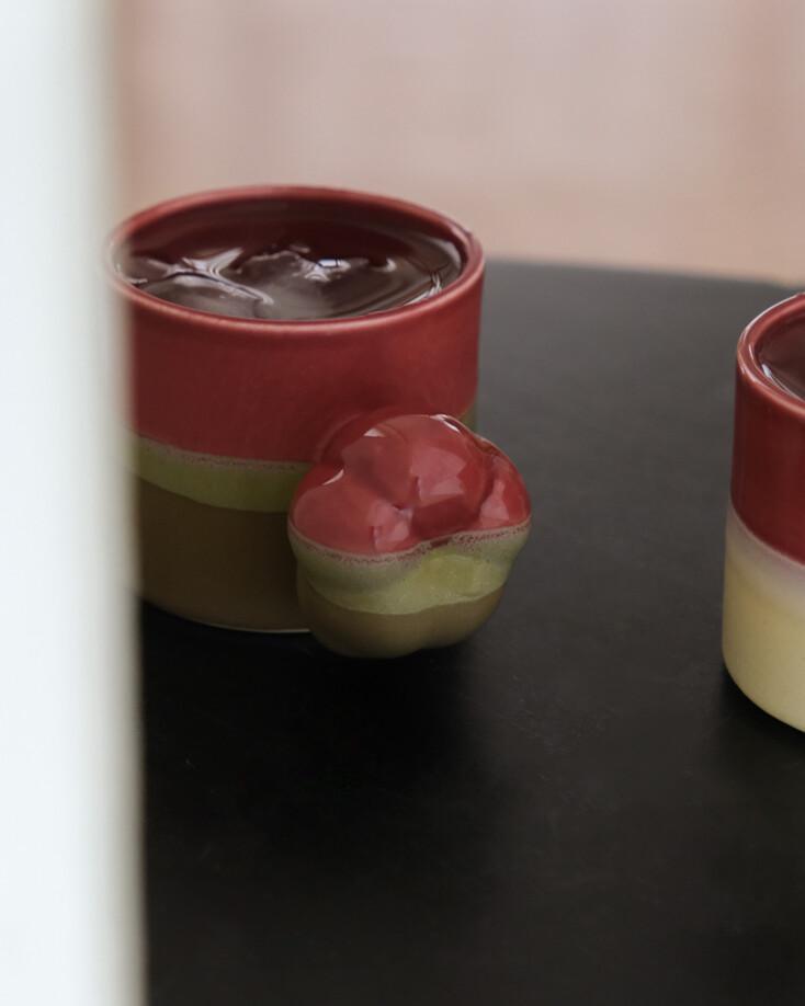 ■EQL 단독■ Cotton Wool Cup 02 (Texture / Wine Khaki)
