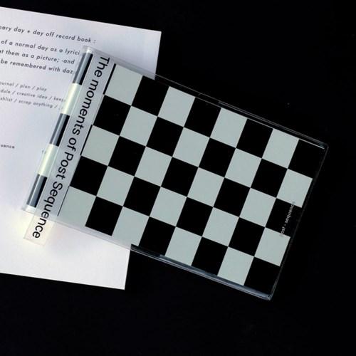 [예약판매 12/16 순차출고] 포스트 시퀀스 다이어리 (블랙체커보드)