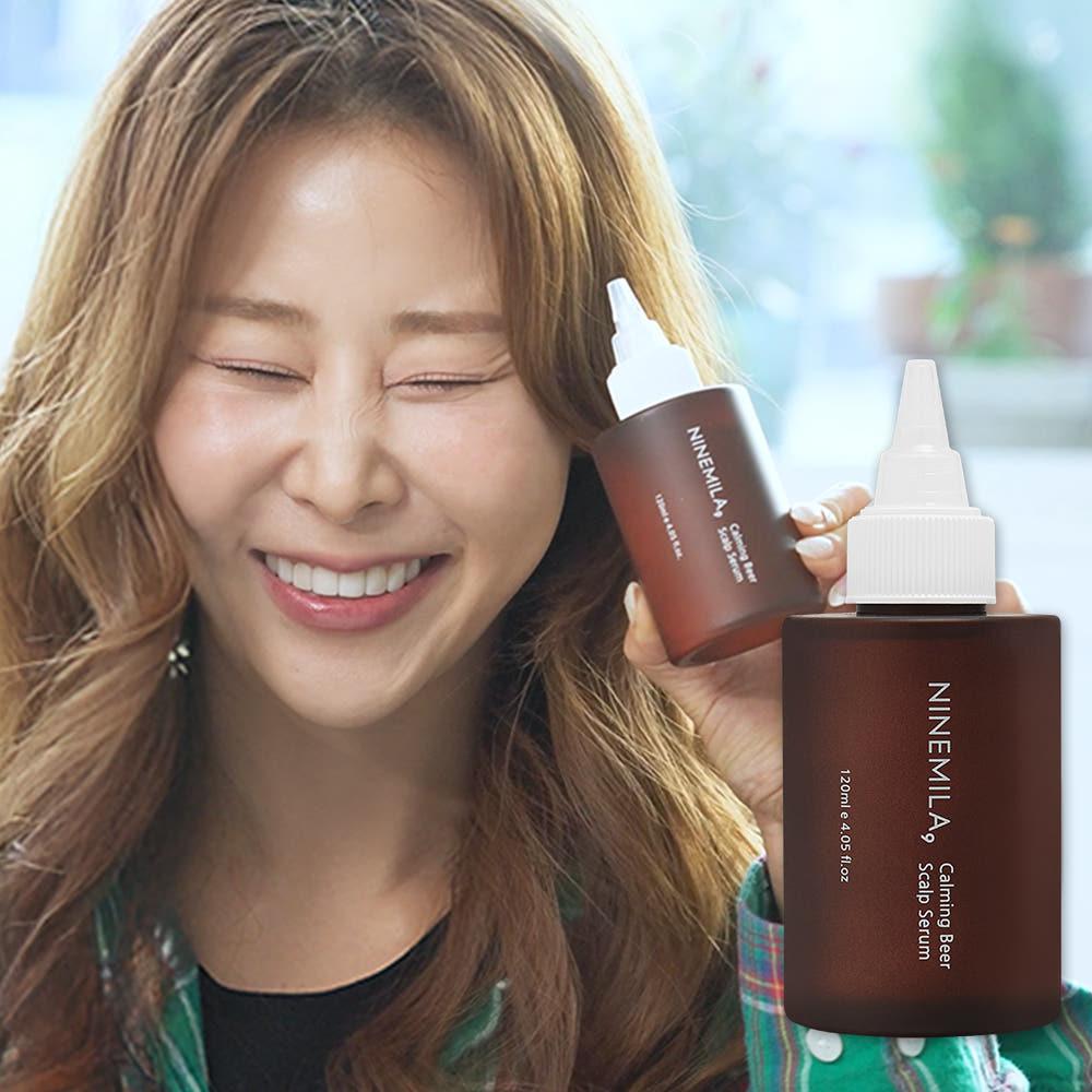 나인밀라 카밍비어 (맥주효모) 두피 영양제 세럼 앰플 팩 버베나향, 120ml, 1개
