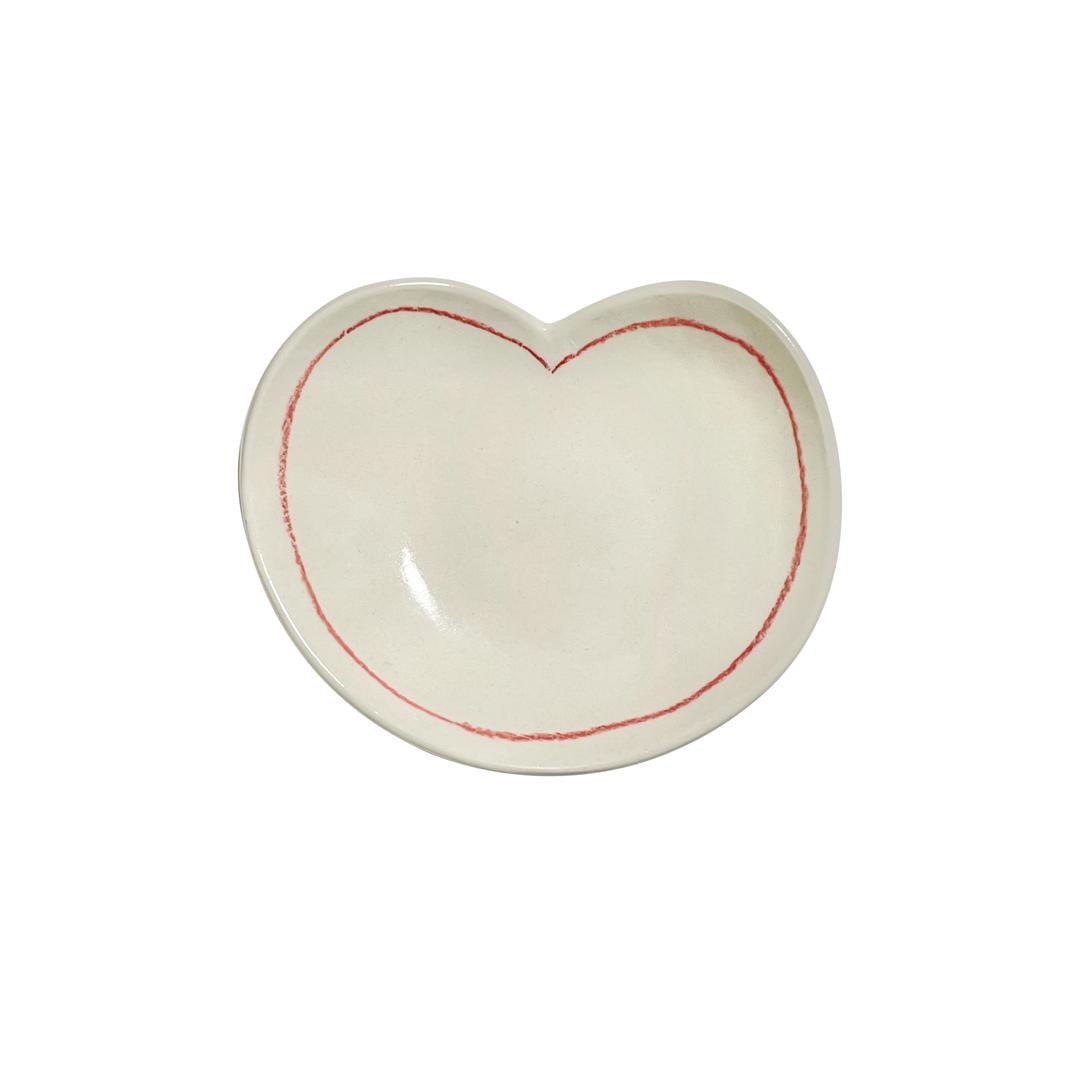 (mini) heart sauce plate