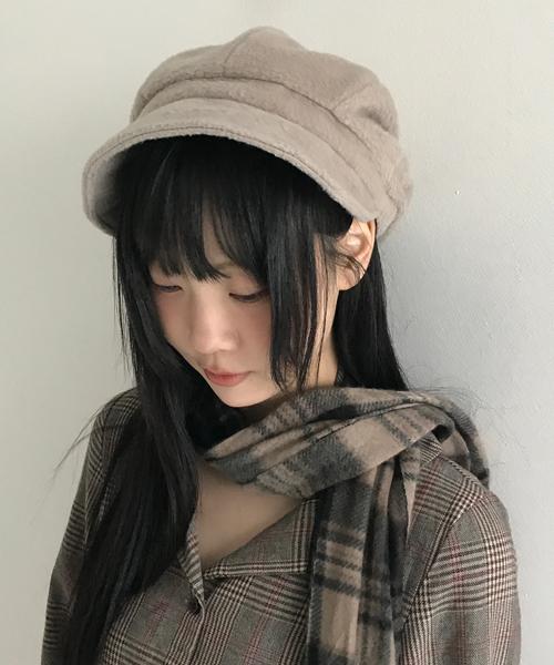 팜므뮤즈 (Vintage)Wool Creambeige Beret
