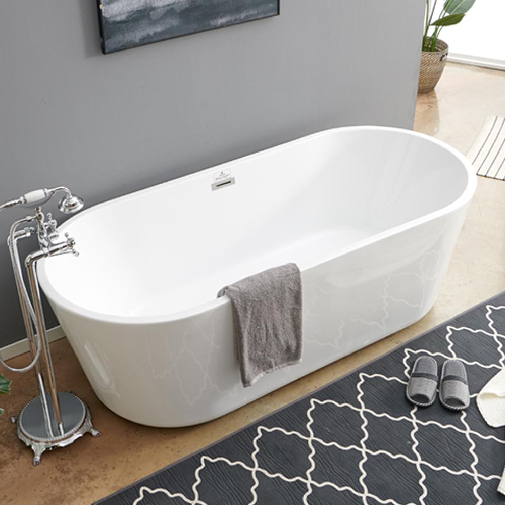 홈스월드 프리미엄 아크릴 욕조 1.2M 이동식 반신욕조